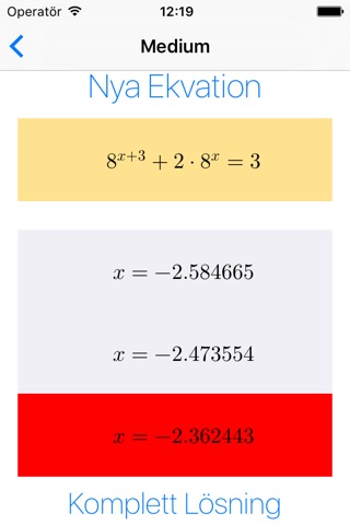 Exponential Equations   ++ screenshot 3