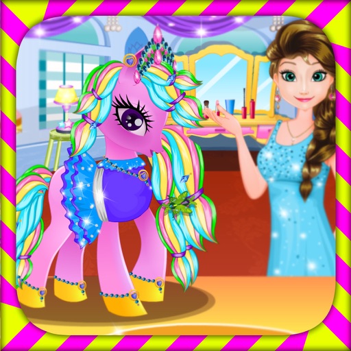 Pony and Barbara Braids School Icon