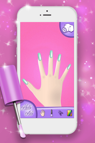 Nail Art Designs Games: Manicure Salon for Fashion Girl.s and Top Star Nail Makeover screenshot 3