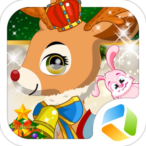 圣诞老人的小鹿 - 节日狂欢，好玩的游戏 icon