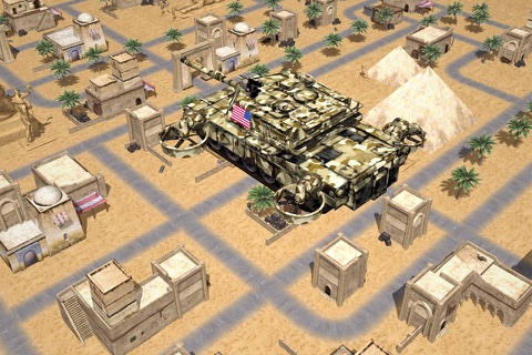 Free Flying armored combat Tank for future war screenshot 3