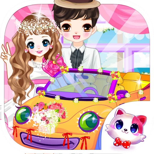 Romantic Dreamy Wedding – Bride, Groom, Wedding Car Makeover Salon Game for Girls and Kids icon