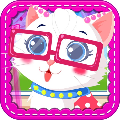 Lovely Kitten - Animals Happy Club, Girls Makeup Free Games Icon