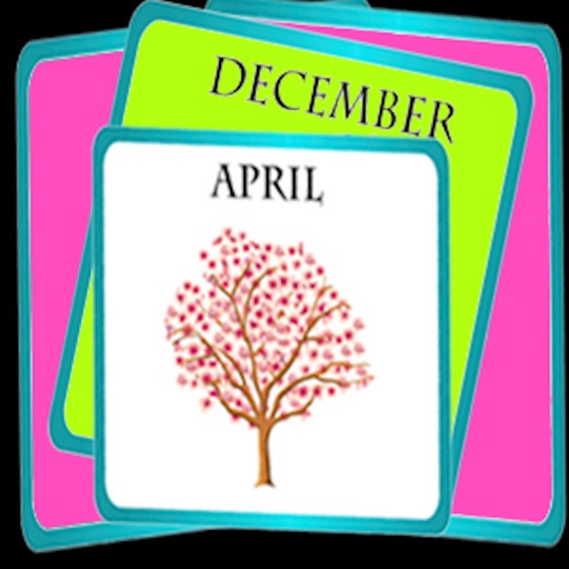 Months of Year Learning For toddlers - A Family Magnetic Calendar iOS App