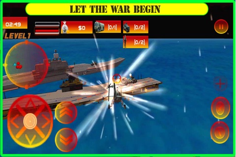 Gunship Helicopter Navy Battle – Battleship in the Pacific Ocean Sea screenshot 4