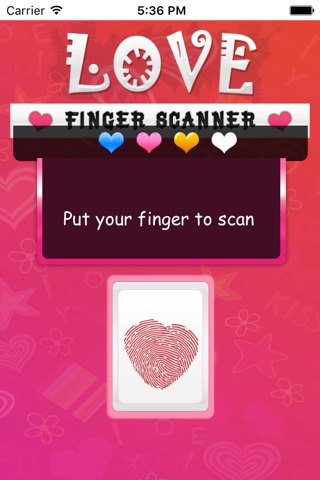 Love finger scanner prank screenshot 3