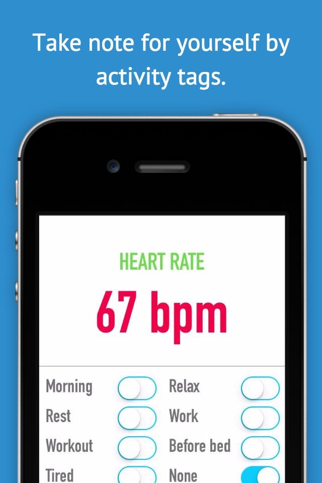 My Heart Rate Monitor & Pulse Rate - Activity Log for Cardiograph, Pulso, and Health Monitor screenshot 3