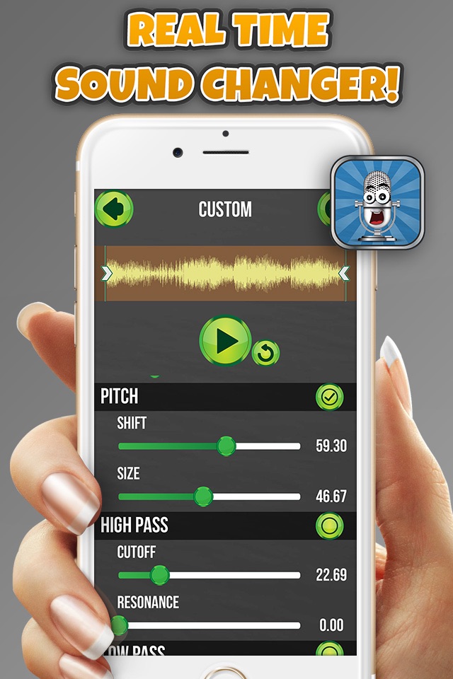 Voice Changer Booth – Sound Recorder Effects and Speech Modifier App Free screenshot 4