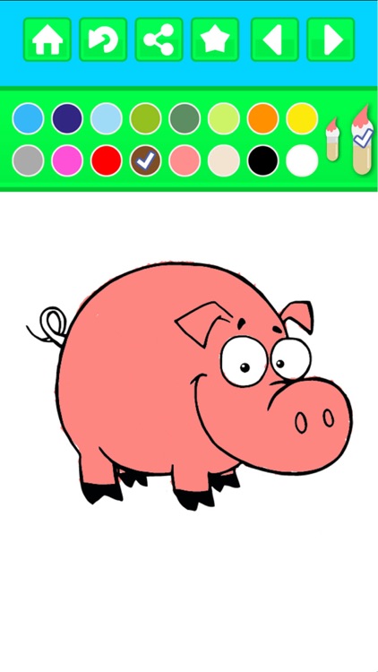 Farm Animals Peekaboo Coloring Book - Free Kids Printable Pages screenshot-3