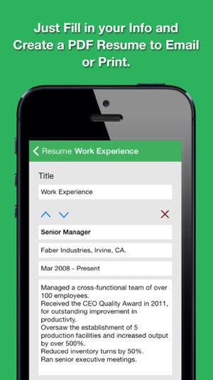 Smart Resume Pro: Resume and CV Designer(圖4)-速報App