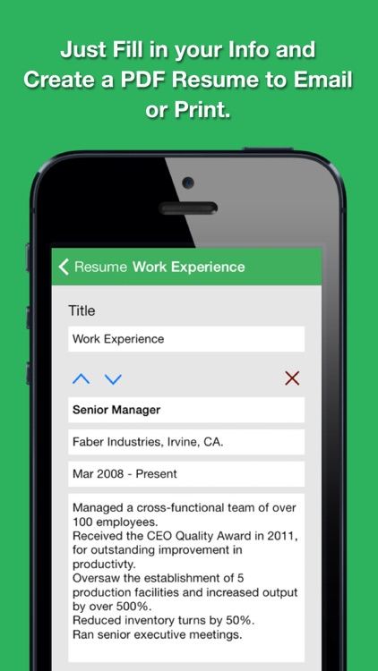 Smart Resume Pro: Resume and CV Designer screenshot-3