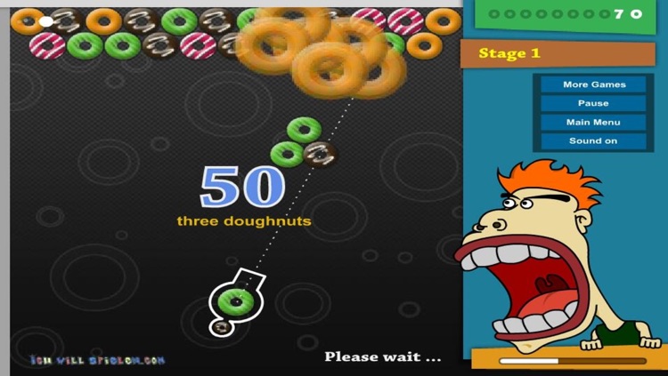 Donut Bobble Shooter - A fun & addictive puzzle matching game screenshot-3