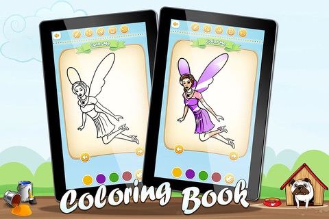 Coloring Pages Fairies Free screenshot 3