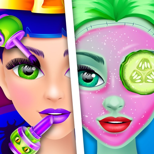 Halloween Beauty Salon - Makeup Makeover & Dressup