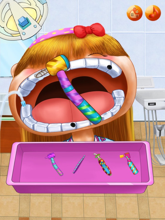 Cute Dentist @ Little Doctor Nose Office:Fun Baby Hair Salon and Spa Kids Teeth Games For Girl HD. screenshot-4