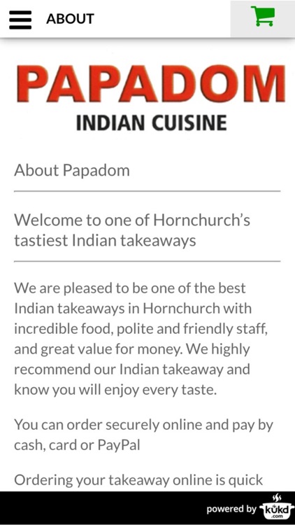 Papadom Indian Takeaway screenshot-3