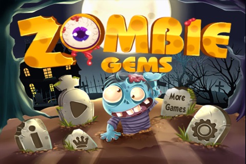 Zombie  Gems Match Mania screenshot 3