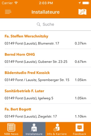 Rosenstadt App der Stadt Forst screenshot 2