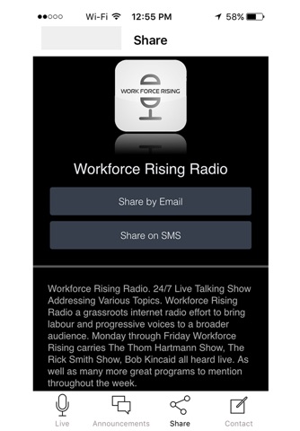 Workforce Rising Radio screenshot 3