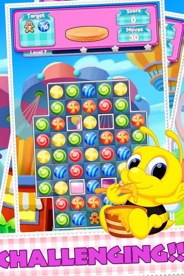 Sweet Yummy And Cookie Dessert Match 3 Puzzle screenshot 3