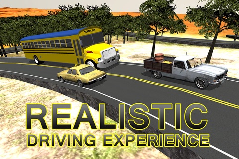 Hill Climb School Bus – Pick & drop kids in this ultimate driving simulator game screenshot 3