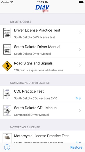 South Dakota DMV Test Prep(圖1)-速報App