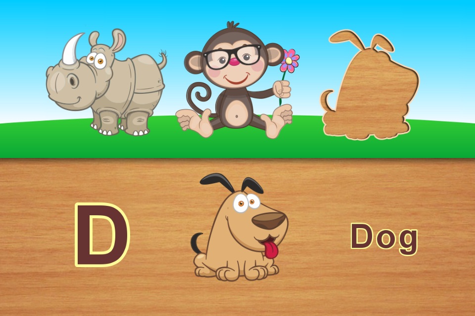 Smart puzzles for kids learning to read - toddlers educational games and children's preschool screenshot 4