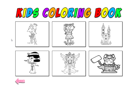 Kids Coloring Princess screenshot 2