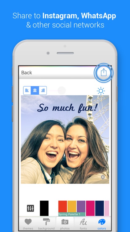 Color Cap - Add custom text to photos & pics for Instagram