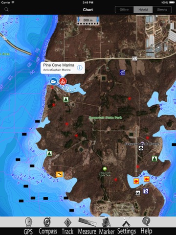 Toledo Bend Nautical Chart Pro screenshot 3