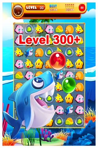 Shark Match Crush : Bubble Shooter World screenshot 2