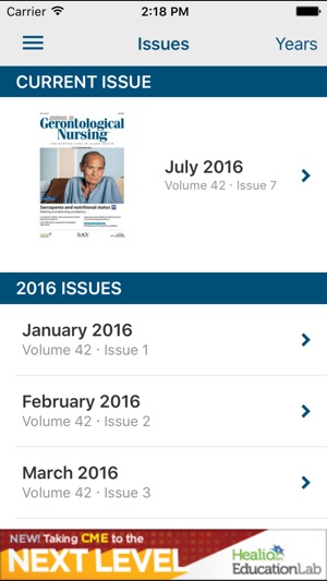 Journal of Gerontological Nursing(圖1)-速報App