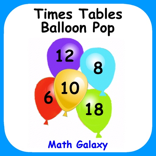 Times Tables Balloon Pop Icon