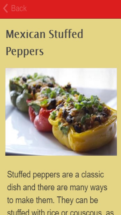 Stuffed Pepper Recipes