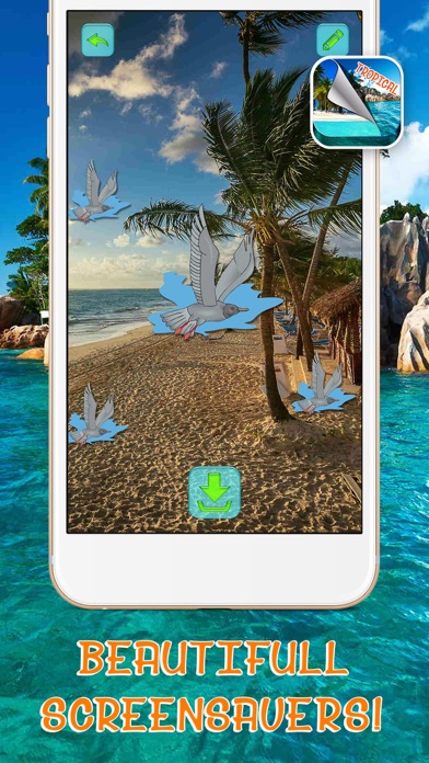 How to cancel & delete Tropical Island Wallpapers – Beautiful Summer Beach and Palm Trees Pictures from iphone & ipad 4