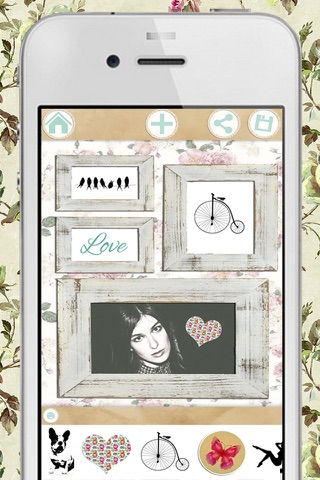 Vintage photo collage editor - Premium screenshot 4