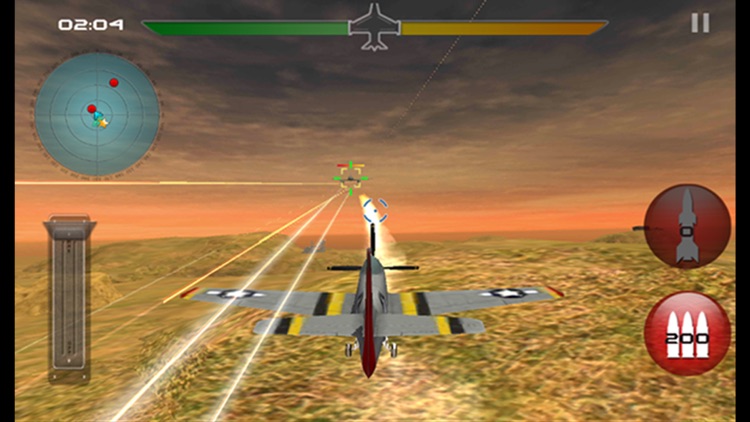 Modern  War Plane Combat Air Attack - 3D Fighter Airplanes Flight Simulator screenshot-3