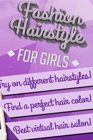 Fashion Hairstyle for Girls Pro – Fancy Hair Salon Photo Studio with Haircut Makeover Stickers screenshot 2