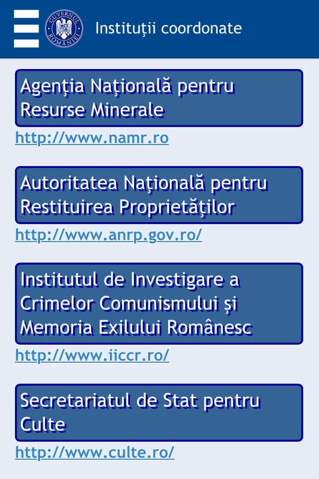 Guvernul României screenshot 4