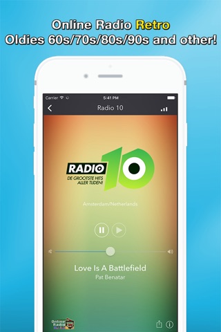 Online Radio Retro - The best Retro Oldies for free! screenshot 2