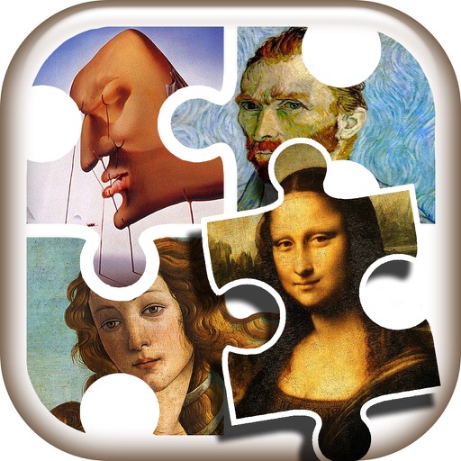 Famous Paintings Jigsaw Puzzle Game – Free Art Games for Kids to Train Your Brain Icon