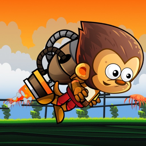 Jetpack Monkey Game Icon