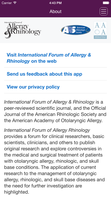 How to cancel & delete International Forum of Allergy & Rhinology from iphone & ipad 2