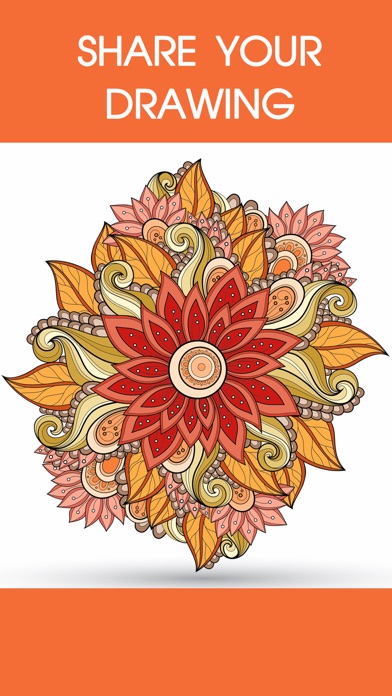 Adult Coloring Book : Free Mandala Color Therapy And Stress Relieving Pages For Adults 1.0 IOS -