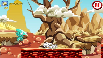 Screenshot #1 pour A Baby Dino Adventure Run - Jeux de Dinosaure Gratuit