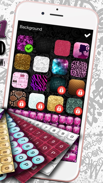Fashion Keyboard Design.er – Custom Keyboards Themes with Fancy Backgrounds, Emoji.s and Fonts