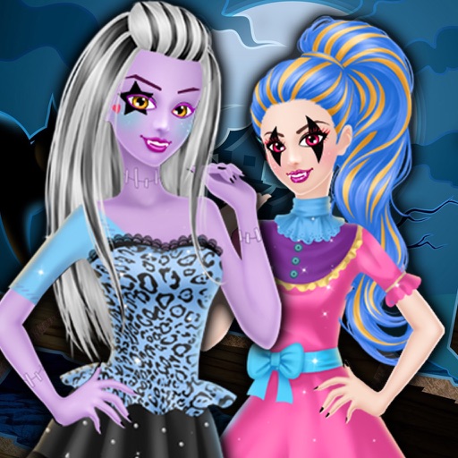 Monster Girl Party Dress Up - Halloween Fashion Party Studio Salon Game For Kids