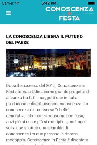 Conoscenza In Festa screenshot 3