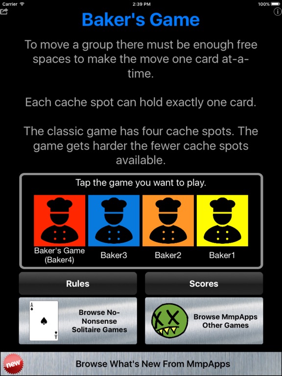 App Shopper Baker's Game Solitaire (Games)