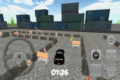 Police Car Parking Free 3D screenshot 3